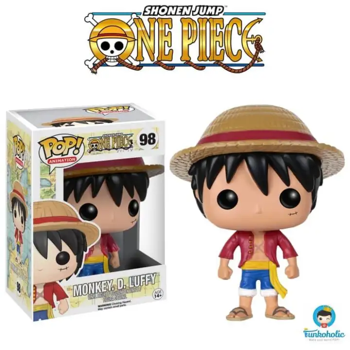 Funko Pop Animation One Piece Monkey D Luffy 98 Sedia Action Figure One Piece 1 Set