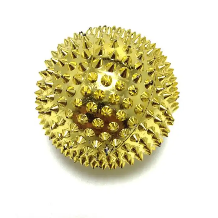 Kesehatan Bola Refleksi Magnet Duri Terapi Kesehatan Pijat Tangan Akupuntur Ukuran 5 Cm Emas Lazada Indonesia
