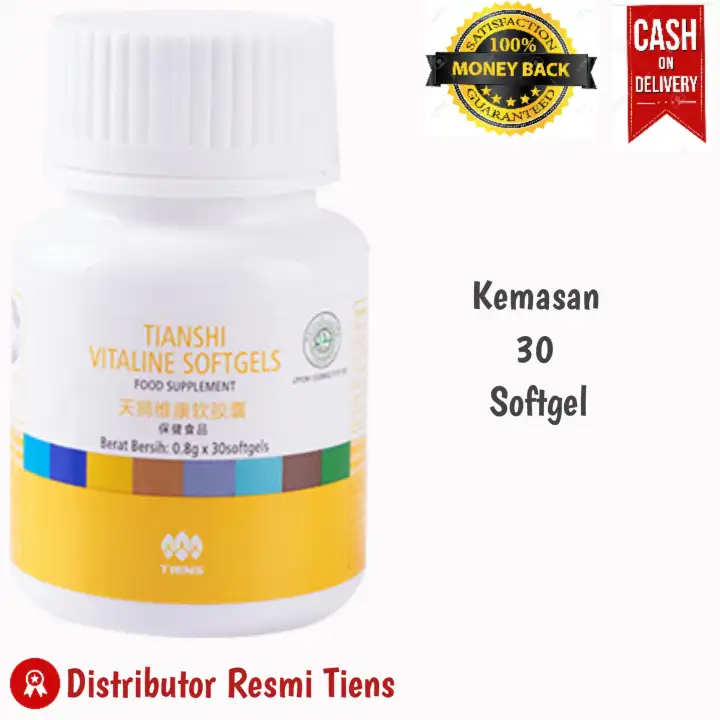 Tiens Vitaline Suplemen Pemutih Kulit Paket 30 Softgel Gratis Kartu Diskon Afi Herbal Lazada Indonesia