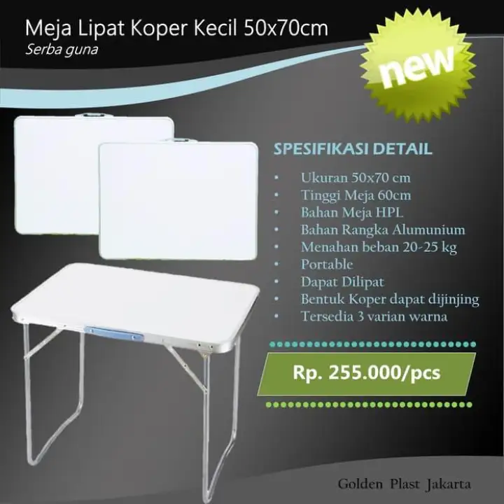 Meja Lipat Koper Kecil 50x70cm Portable Praktis Simple Serbaguna Murah Meja Belajar Lipat Anak Makan Dinding Kayu Laptop Portable Setrika Karakter Garansi 100 Lazada Indonesia