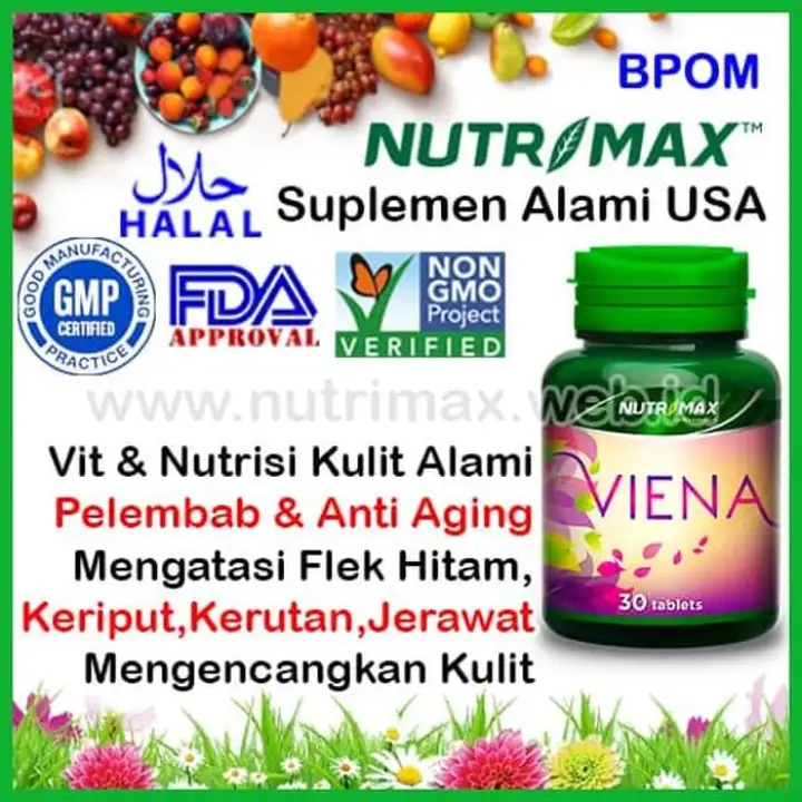 Nutrimax Viena Vitamin Untuk Kesehatan Kulit Kering Berjerawat Jerawat Lazada Indonesia