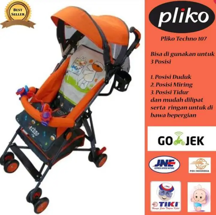 Harga Troli Bayi Harga Dorongan Bayi Stroller Bayi Merk Pliko Dorongan Bayi Murah Roda Bayi Kereta Dorongan Bayi Stroller Baby Kereta Dorong Bayi Lipat Murah Tecno Buggy Oren Lazada Indonesia