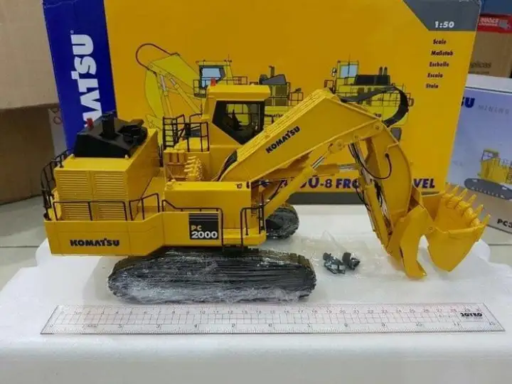 New Produk Diecast Miniatur Alat Berat Excavator Komatsu Pc 00 8 Lazada Indonesia