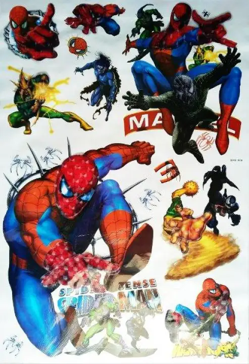 Wall Stiker 3d Stiker Dinding Spiderman Lazada Indonesia