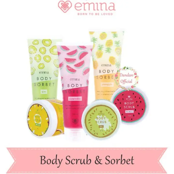 Emina Body Scrub Sorbet Lazada Indonesia