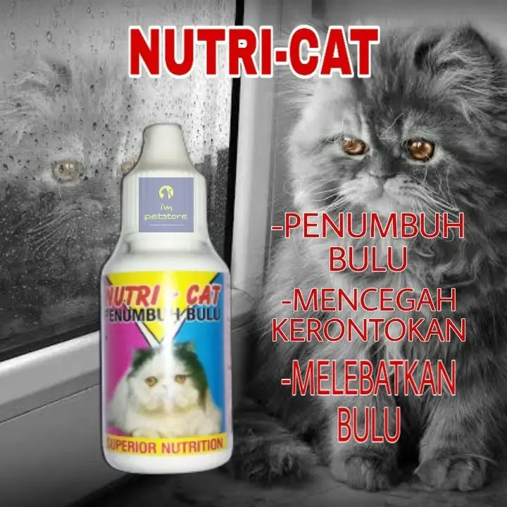 VITAMIN BULU KUCING - VITAMIN MELEBATKAN BULU KUCING - OBAT BULU 