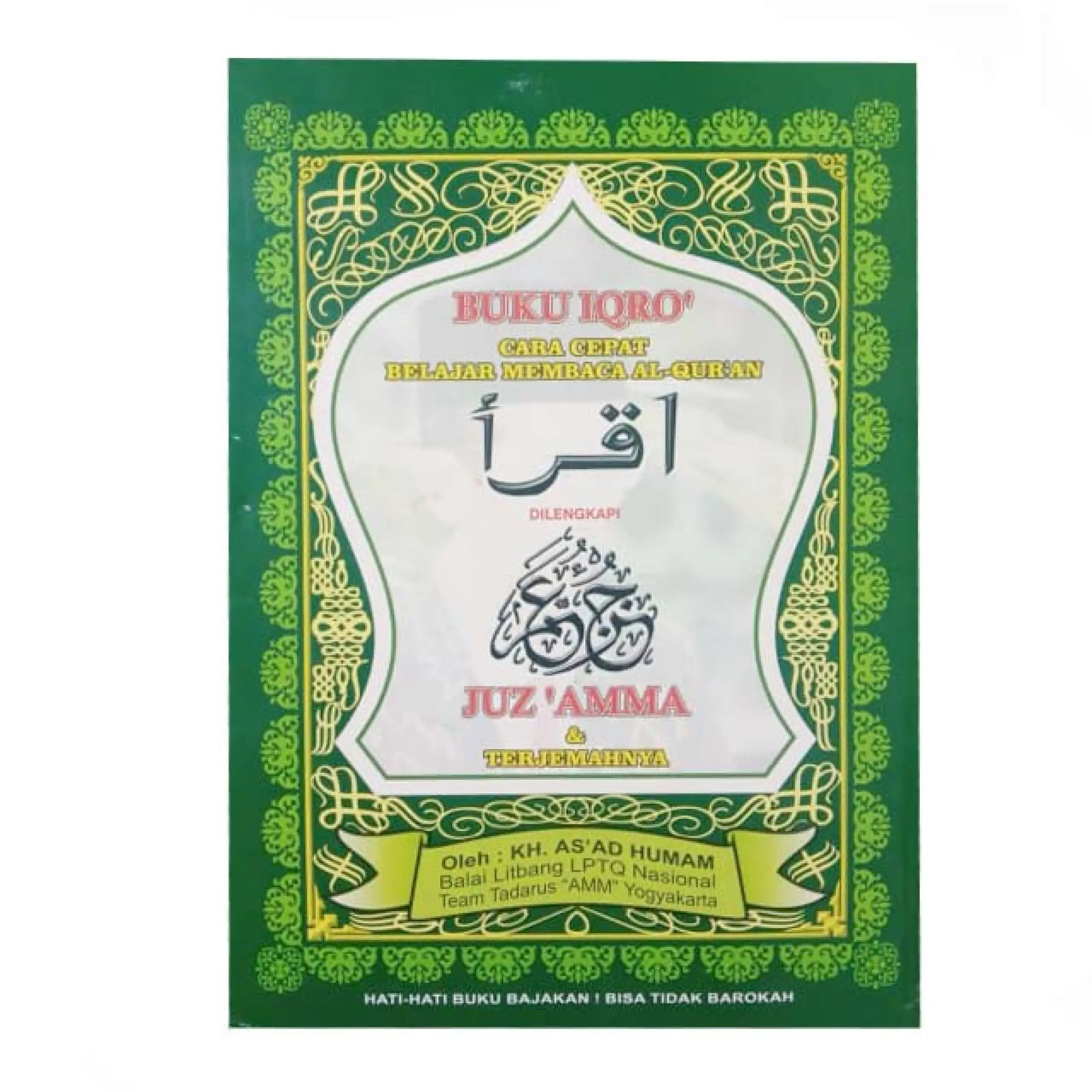 Iqro Jilid 1 Sd 6 Dan Terjemahan Juz Amma Ukuran Besar Lazada Indonesia