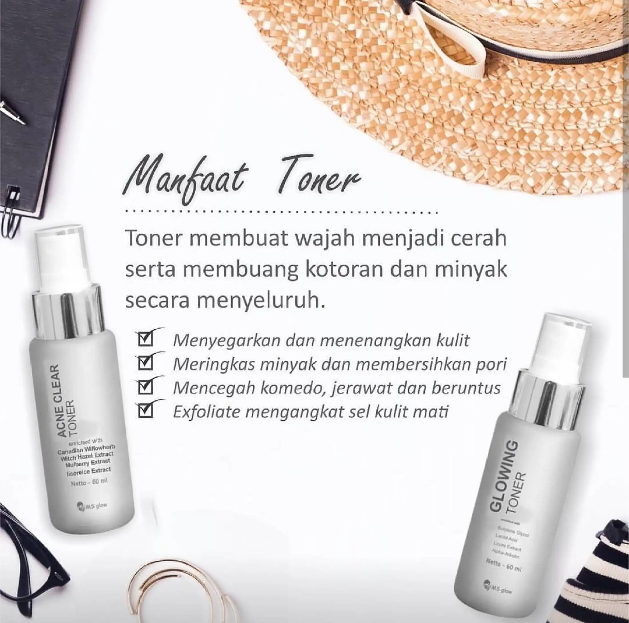 Ms Glow Glowing Toner Lazada Indonesia