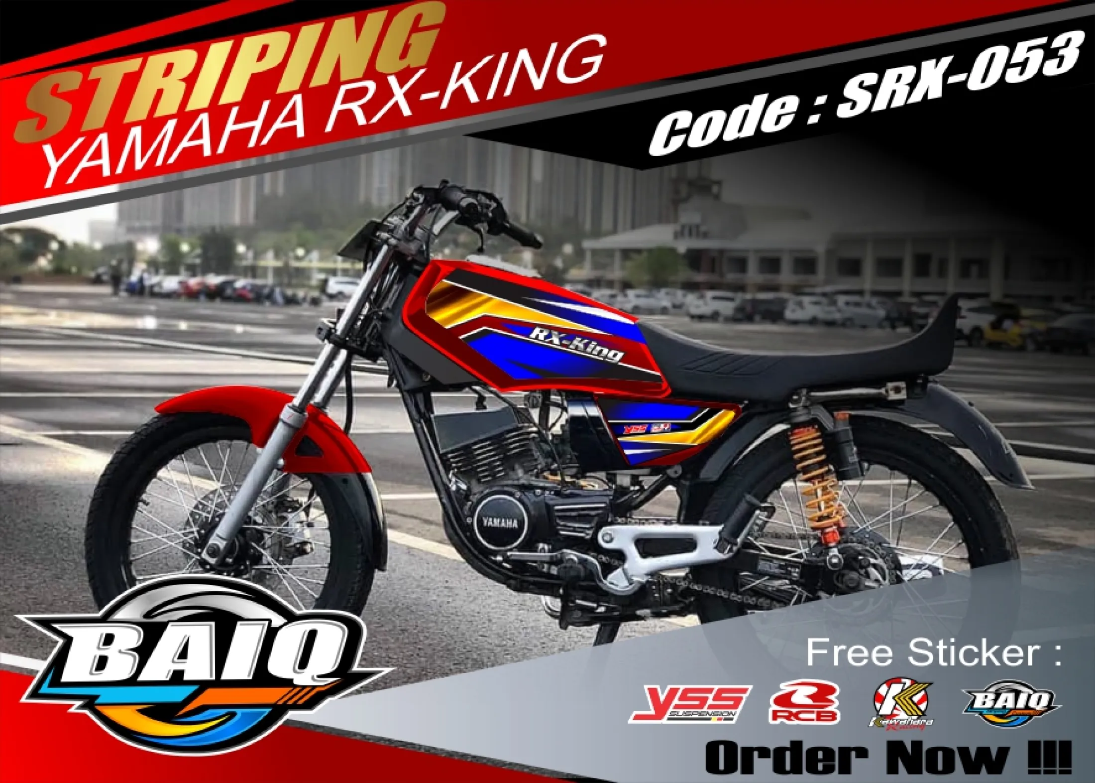 STRIPPING YAMAHA RX KING RED Lazada Indonesia