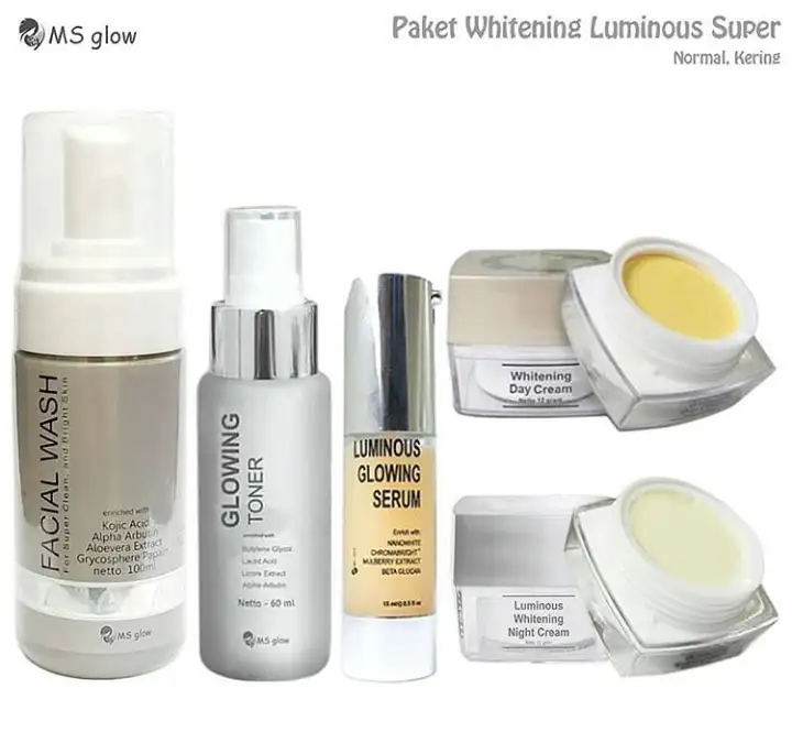 Ms Glow Whitening Luminous Super Series Ms Glow Paket Whitening Luminous Super Msglow Whitening Dan Ms Glow Serum Luminous Paket Ms Glow Whitening Lazada Indonesia