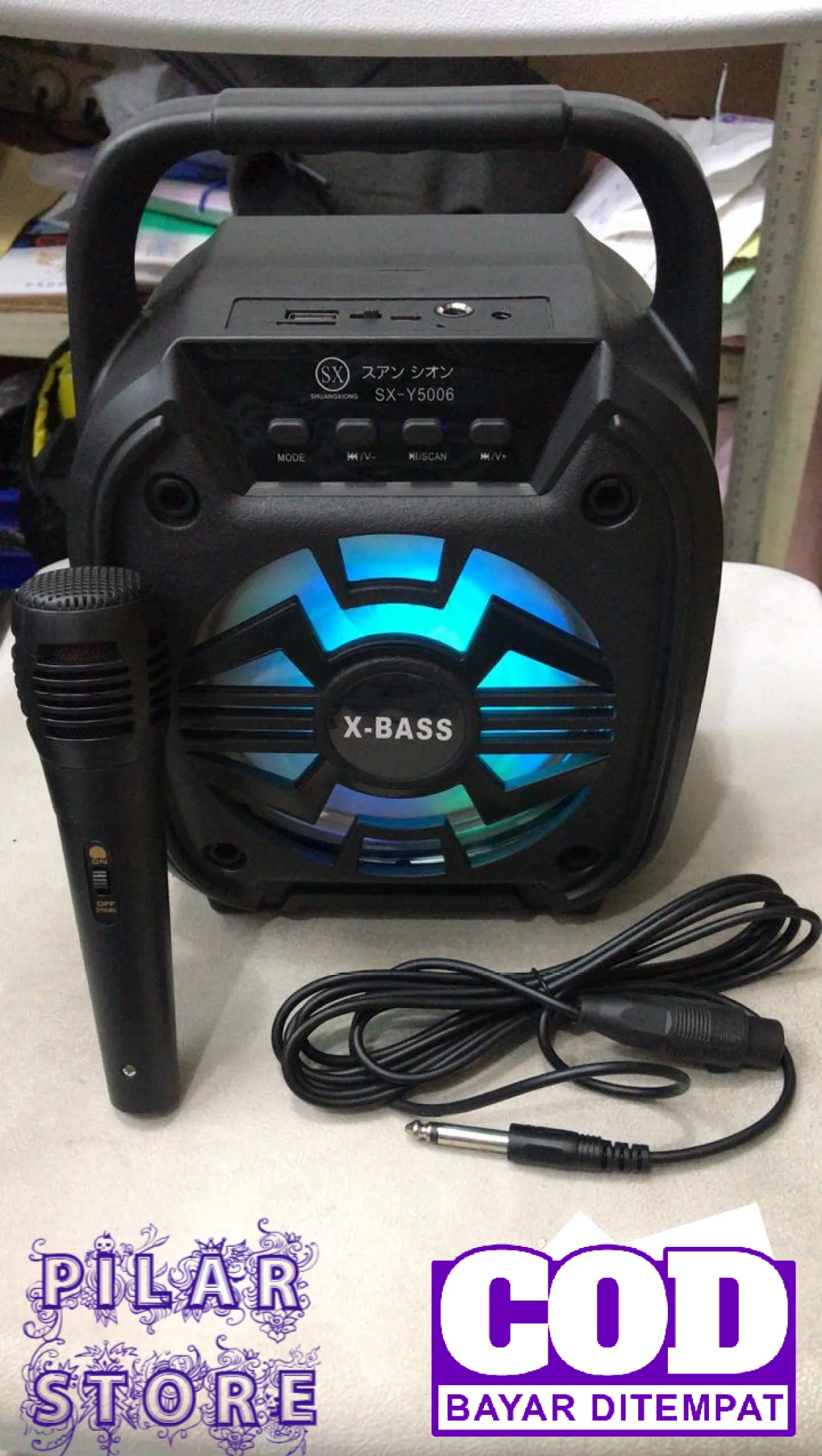 Speaker Portable Sx Y5006 Free Mic Speaker Karaoke Keluarga Harga Murah Speaker Aktif Bluetooth Sx Y5006 Bonus Microphone Pls Lazada Indonesia