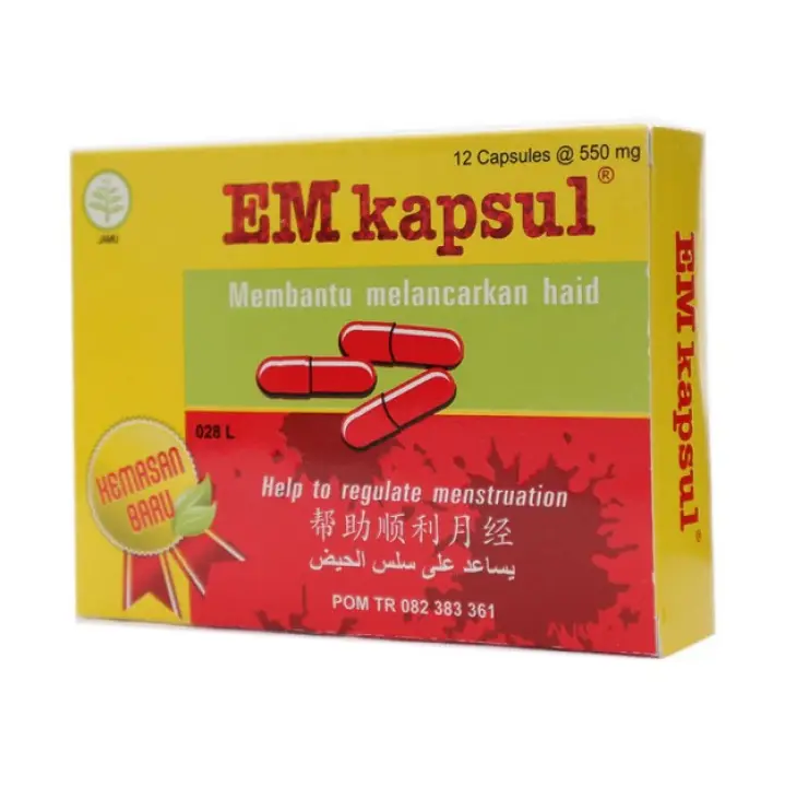 EM KAPSUL 1 Box (12 Kapsul) - Patoga Store  Lazada Indonesia