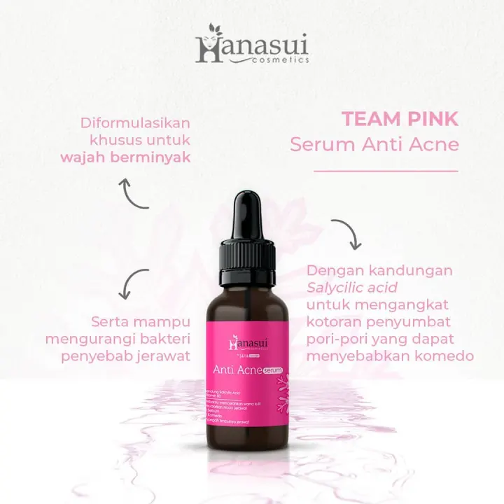 Serum Penghilang Jerawat Serum Mengatasi Wajah Berminyak Serum Murah Bpom Hanasui Serum Anti Acne Lazada Indonesia