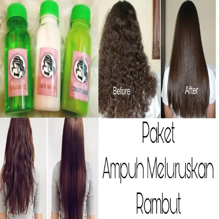 Shampo Pelurus Rambut 3 In 1 Perawatan Rambut Murah Shampo Pelurus Wanita Shampo Pelurus Cepat Shampoo