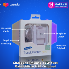 [OBRAL] Charger / Casan Samsung 15W Fast charging for Galaxy all series Original 100% Compatible VIVO / Realme / Xiaomi dll