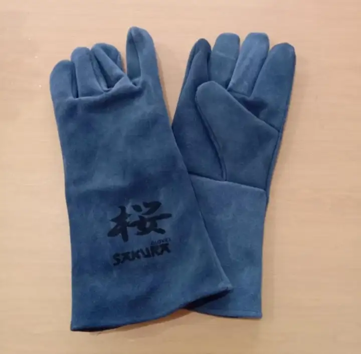 Sarung Tangan Welding Sakura 13 Inch Warna Abu Lazada Indonesia