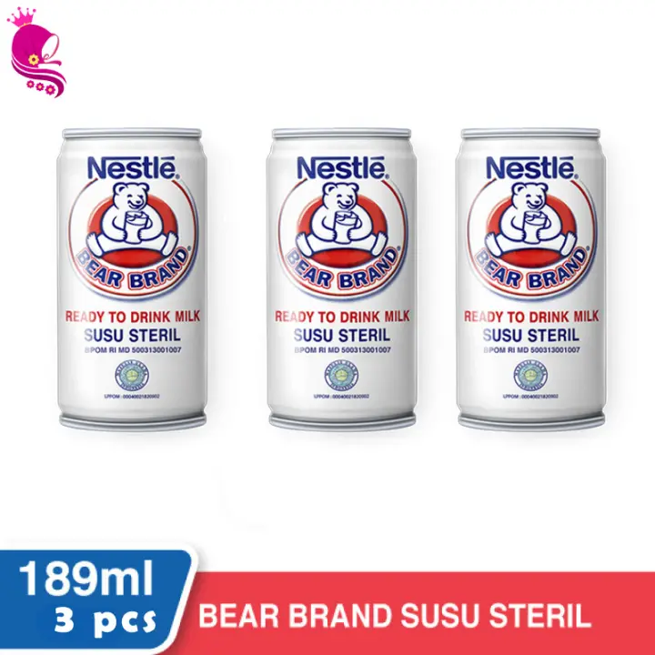 Nestle Bear Brand Menjaga Kesehatan Tubuh 189ml Paket 3 Kaleng Susu Beruang Susu Bear Brand Lazada Indonesia