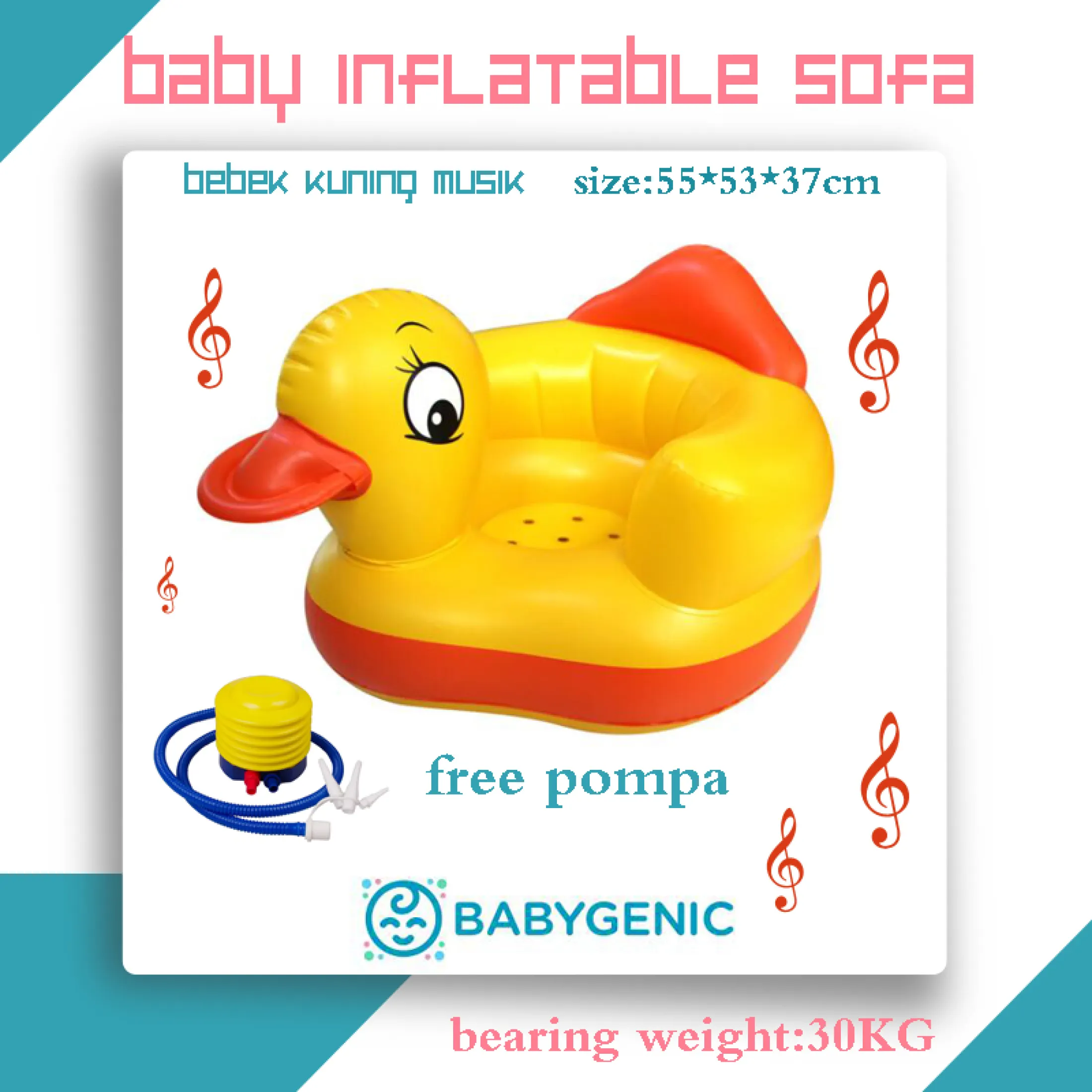 Baby Kursi Bayi Sofa Bayi Pompa Bebek Bunyi Untuk Berlatih Duduk Dan Bermain Lazada Indonesia
