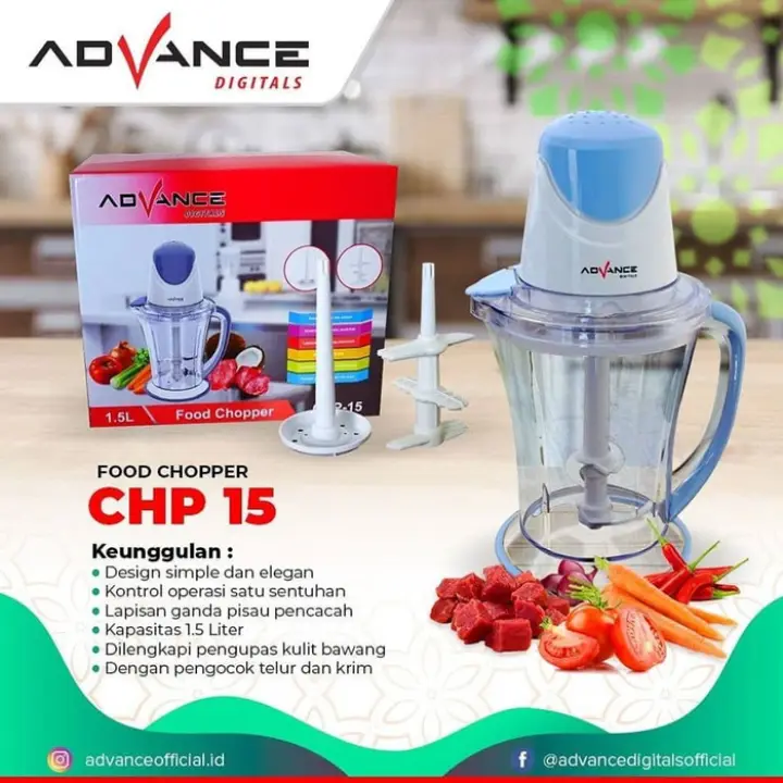 Blender Food Processor Gilingan Daging Advance Chp 15 Magic Chopper Chp 15 Lazada Indonesia Blender Food Processor Gilingan Daging Advance Chp 15 Magic Chopper Chp 15 Lazada Indonesia
