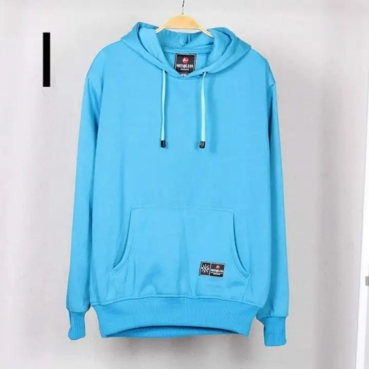 Frostlight Sweater Hoodie Polos Pria Warna Light Blue Bahan Fleece Unisex Sweater Pria Lazada Indonesia