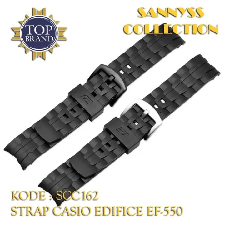 Strap Tali Jam Casio Edifice Ef 550 Ef 550 Ef550 Original Oem Lazada Indonesia