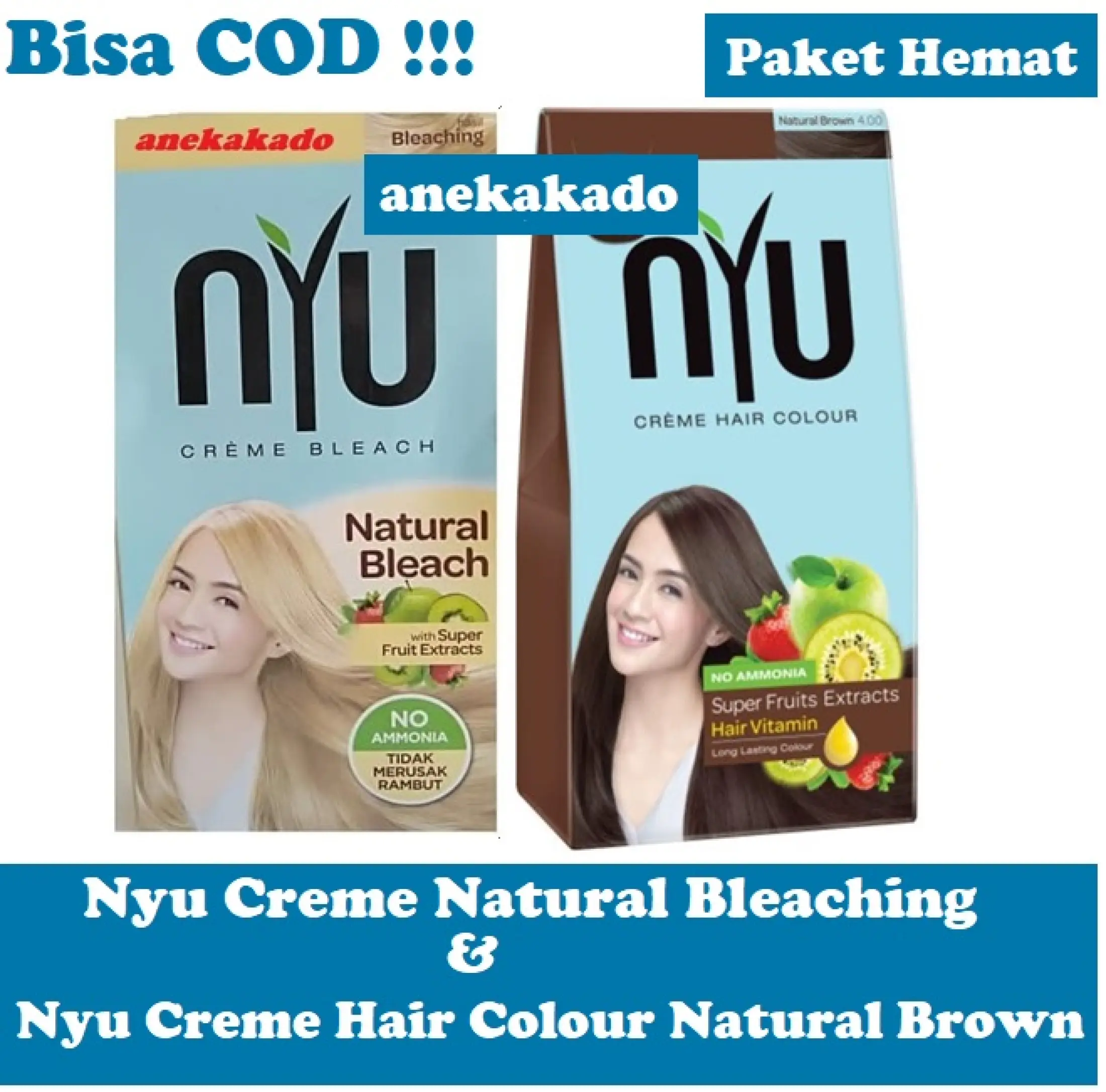 Nyu Creme Hair Colour Natural Brown Nyu Creme Natural Bleaching Plus Sikat Semir Mangkok Paket Komplit Lazada Indonesia Nyu Creme Hair Colour Natural Brown Nyu Creme Natural Bleaching Plus Sikat Semir Mangkok Paket Komplit Lazada Indonesia