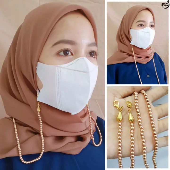 Hijab kalung masker Tampil Stylish