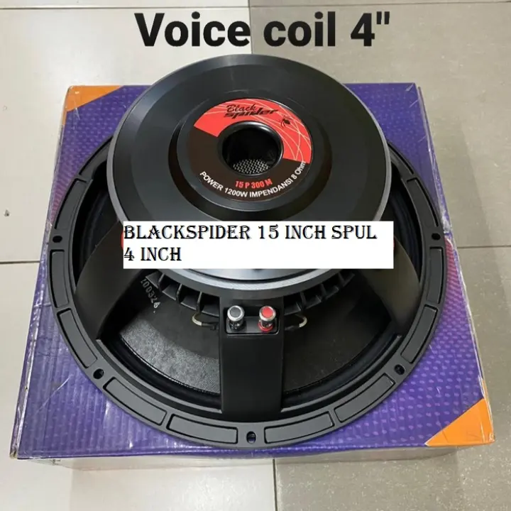 Speaker 15 Inch Blackspider Spul 4 Inch 1200 Watt Original Lazada Indonesia