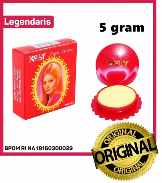 Bedak Kelly Pearl Cream Kelly Pearl Cream 5 Gram Pencerah Wajah Kelly Cream 5 Gr Kelly Cream 5 Gram Lazada Indonesia