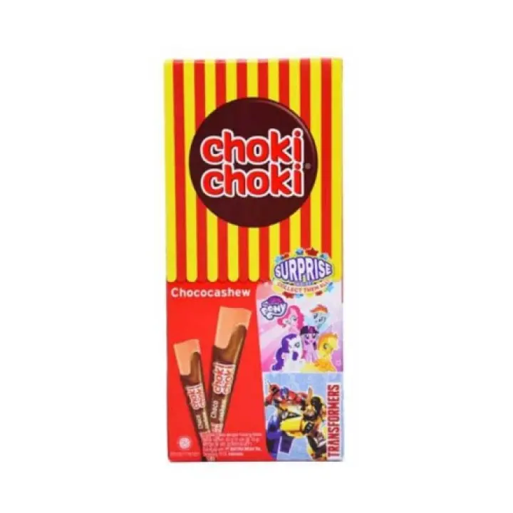 Choki Choki Cashew Chocolate Surprise 10G 1 Pak Isi 20 Pcs