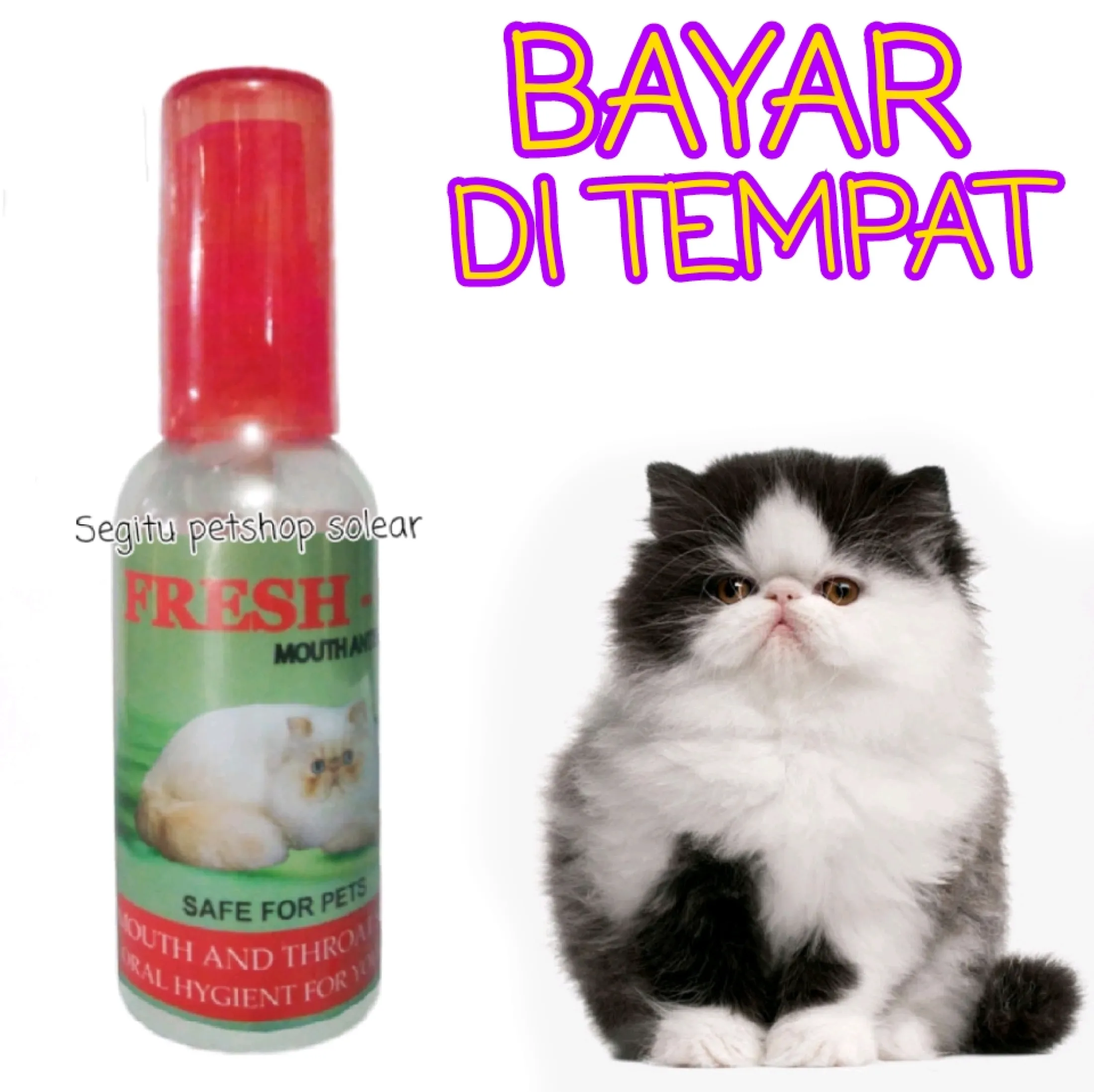 Obat Kucing Sariawan Bau Mulut Susah Makan Lemas Antiseptik Fresh C 60 Ml Lazada Indonesia