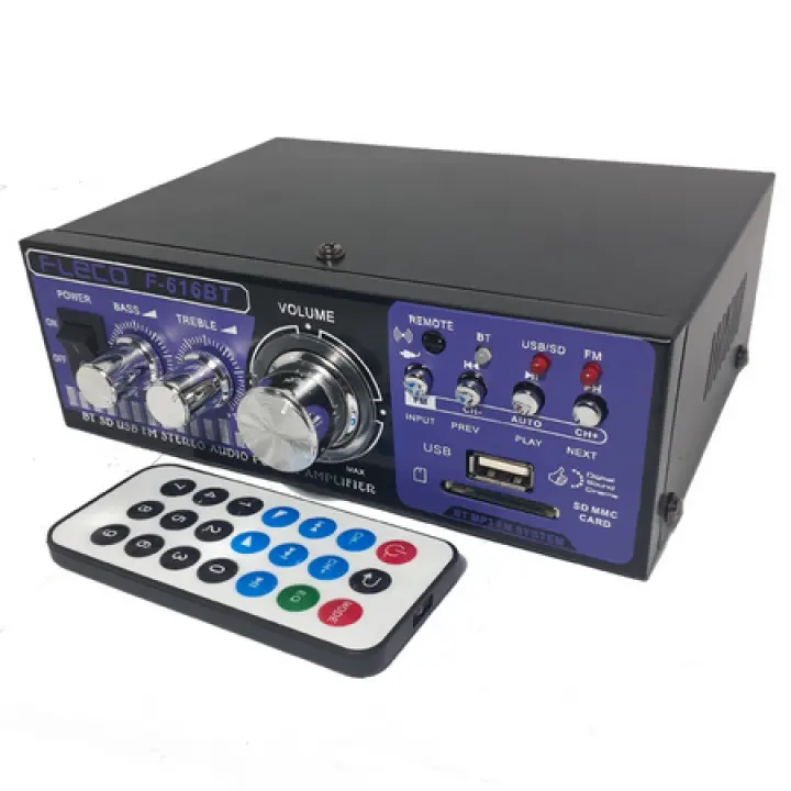 POWER AMPLIFIER FLECO 618 / POWER AMPLIFIER BLUETOOTH USB SD CARD FM RADIO