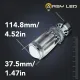 2 buah Lampu Utama LED H4 Mini Proyektor Cut off Rapi 16000 lm 5500k Bright xpander brio avanza Xenia. 