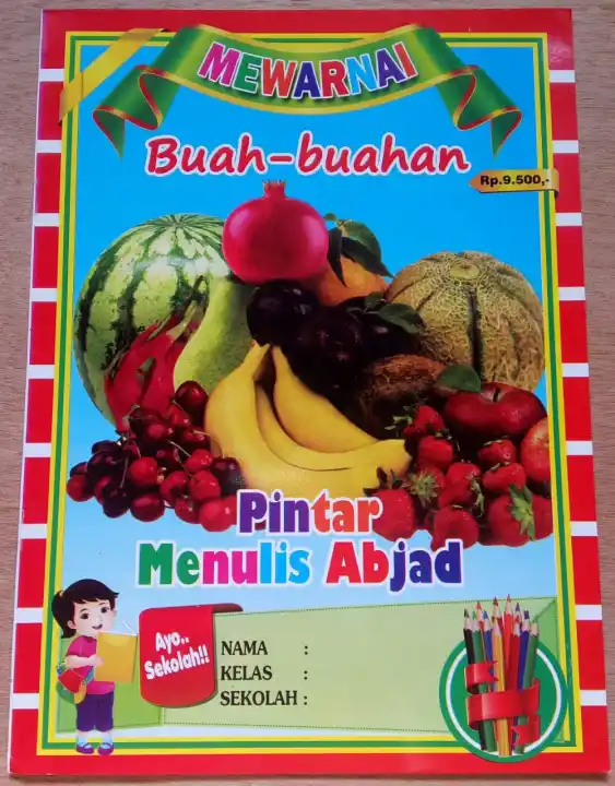 BUKU MEWARNAI ANAK BUAH BUAHAN