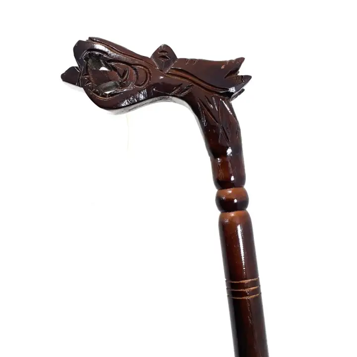 Jual Tongkat Teken Kepala Naga Kayu Jati Ukir Lazada Indonesia<script async src=