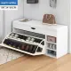 Rak sepatu kursi Lemari Sepatu Kayu Rak Sepatu Minimalis Rak Sepatu Murah 100cm. 