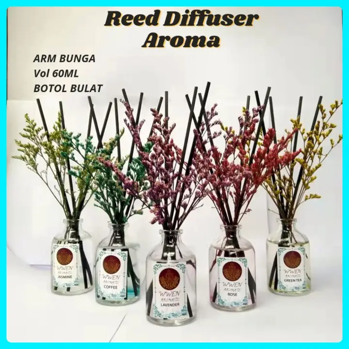 Reed Diffuser 60 Ml Aromatherapy Pewangi Ruangan Aroma Terapi Ruangan Cair Harga Termurah Purifier Aromaterapy Humidifier Fragrance Oil Diffuser Original Murah Terlaris Essential Oil Diffuser Purifier Pendingin Ruangan