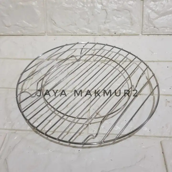 cooling rack bulat stainless 26 cm / Rak pendingin kue / tatakan panas / kuling rak stenless