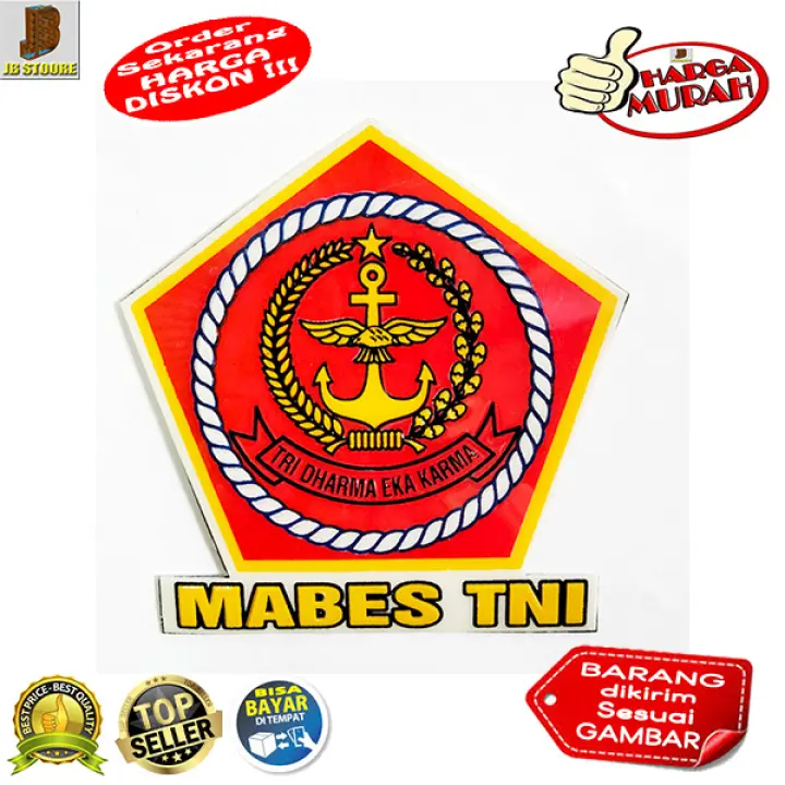 Stiker Logo Mabes Tni Timbul / Stiker Plat Instansi Lembaga Kesatuan | Lazada Indonesia