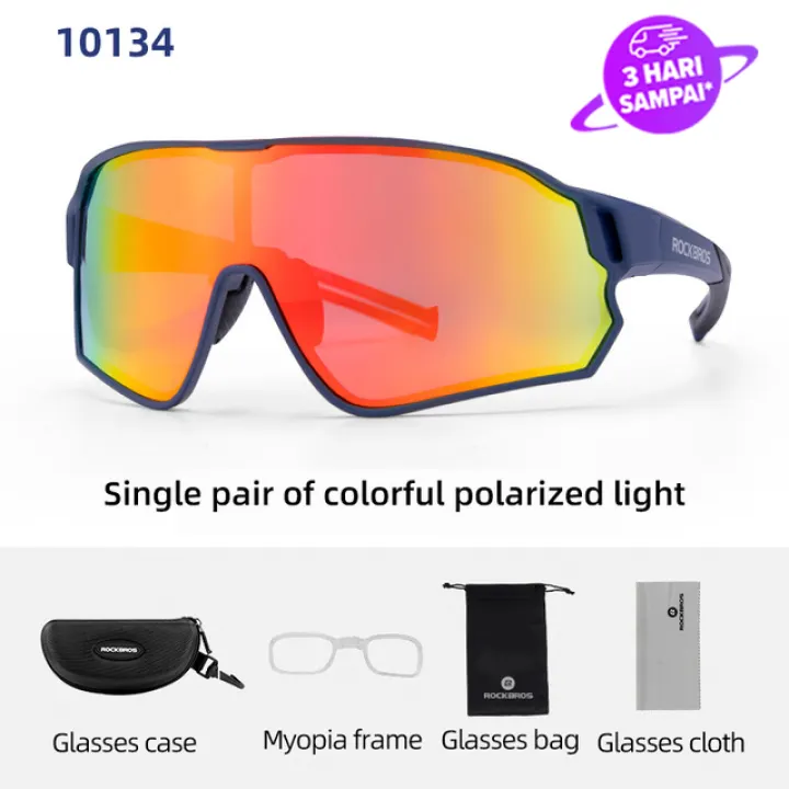 Local Delivery Rockbros Kacamata Sepeda Gowes Pria Mtb Road Bike Polarized Sunglasses Uv400 Protection Ultra Light Unisex Bicycle Eyewear Peralatan Olahraga Lazada Indonesia