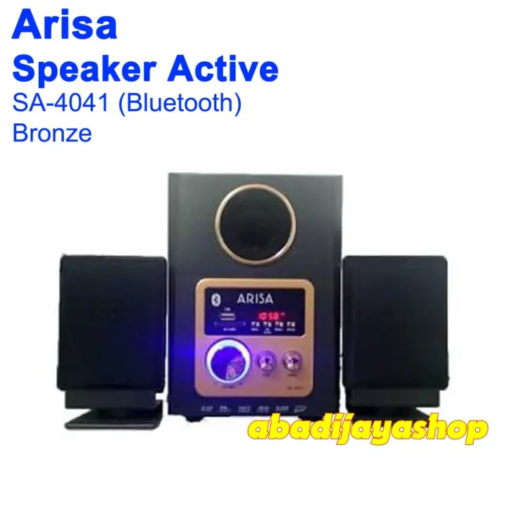 Arisa Speaker Active 2 1 Ch Bluetooth Sa 4041 Silver Bronze Lazada Indonesia