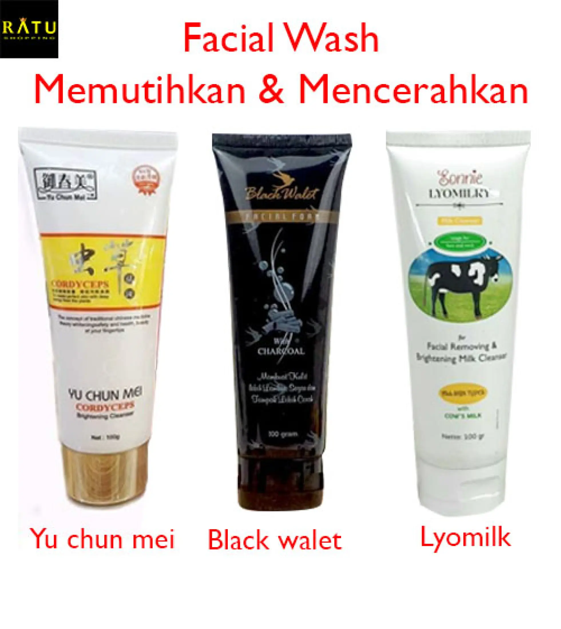 Facial Wash Sabun Cuci Muka Memutihkan Dan Mencerahkan Pembersih Wajah Lazada Indonesia