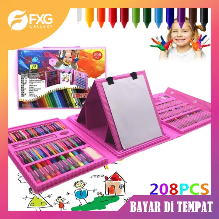 Cod Alat Lukis Set 208 Pcs Crayon Oil Paste Pensil Warna Pensil Warna Cair Anak Atk09 Mewarnai Menggambar Bayar Di Tempat Lazada Indonesia Cod Alat Lukis Set 208 Pcs Crayon Oil Paste Pensil Warna Pensil Warna Cair Anak Atk09 Mewarnai Menggambar Bayar Di Tempat Lazada Indonesia