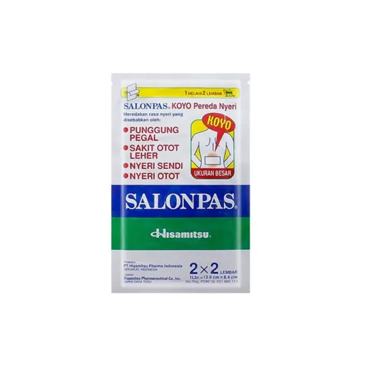 Salonpas Koyo Biru Large Sachet 2x2 Lembar Lazada Indonesia