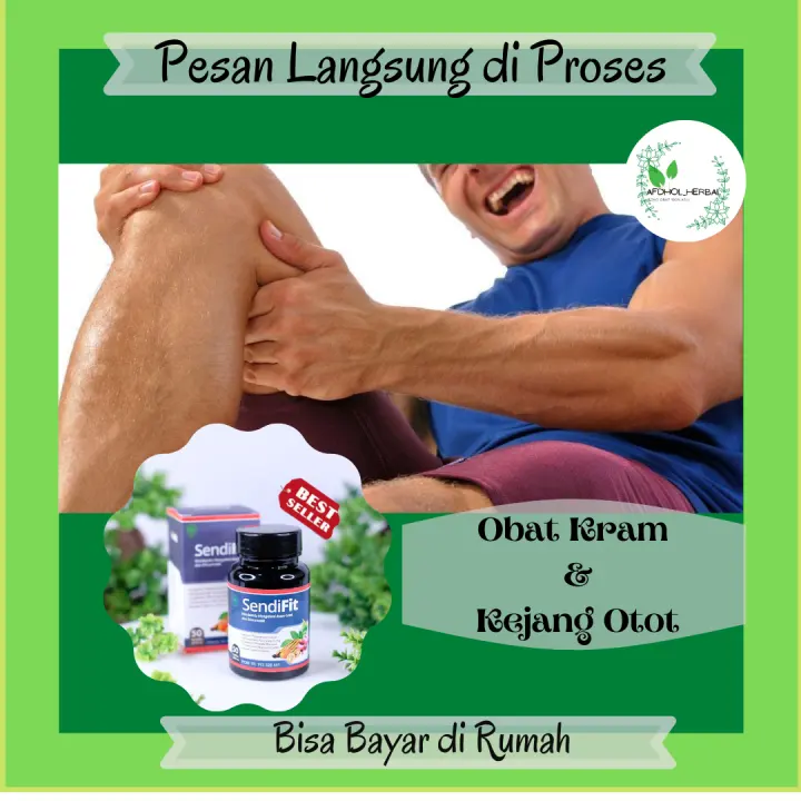Herbal Alami Kram Kejang Otot 100 Asli Alami Afh Obat Asli Kram