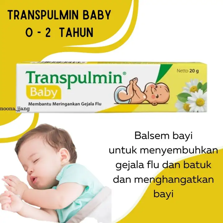 Transpulmin Baby Balsam Balsem Bayi Mencegah Flu Dan Batuk 0 2 Tahun Ada Bpom Lazada Indonesia