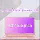 「Garansi Resmi 」AMOLI Pink / Hitam/ Silver Asli Baru Laptop gaming RAM 8GB + SSD 256GB 15.6"IPS Intel N4000 /N5095 Gratis Instalasi Windows 11 + office Tipis Dan Portabel desain grafis  hp laptop hp kunci sidik jari laptop. 