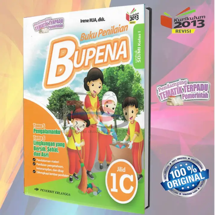 Buku Penilaian Bupena Jilid 1c Untuk Kelas 1 Sd Mi Lazada Indonesia