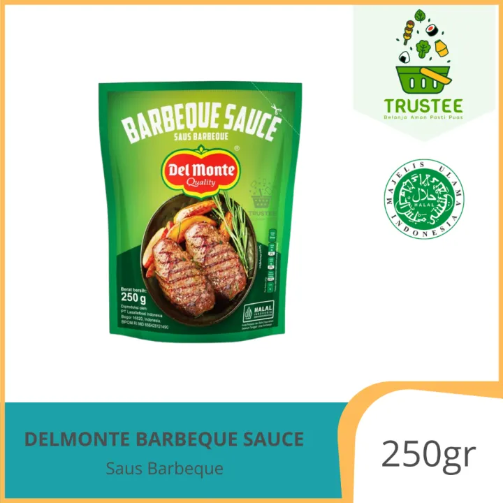 Delmonte Saus Barbeque BBQ Sauce / Saus BBQ Grill Sauce 250gr