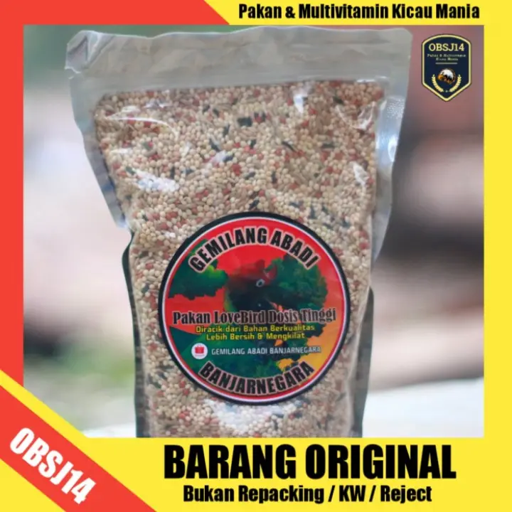 Bayar Di Tempat Pakan Kenceng Lovebird Gemilang Abadi Limited Lazada Indonesia<script async src=